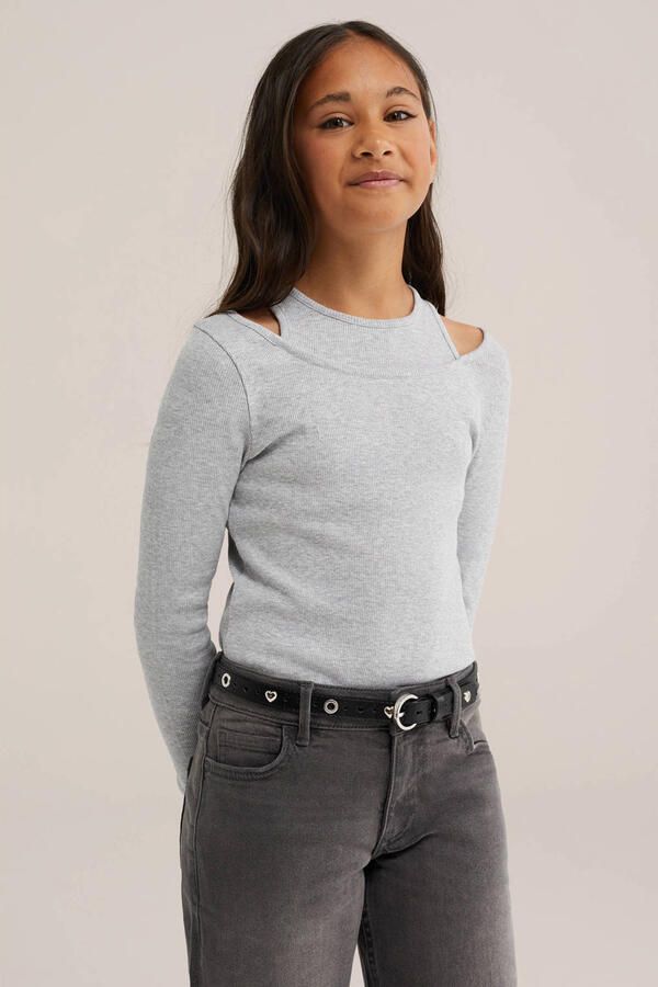 WE Fashion longsleeve grijs