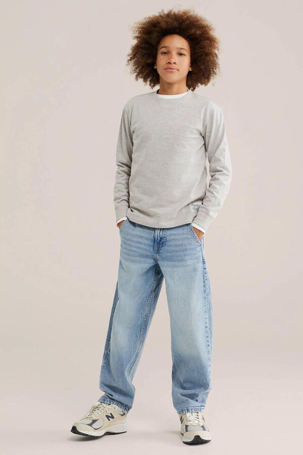 WE Fashion longsleeve lichtgrijs - Foto 3