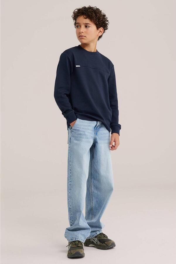 WE Fashion longsleeve marineblauw - Foto 2