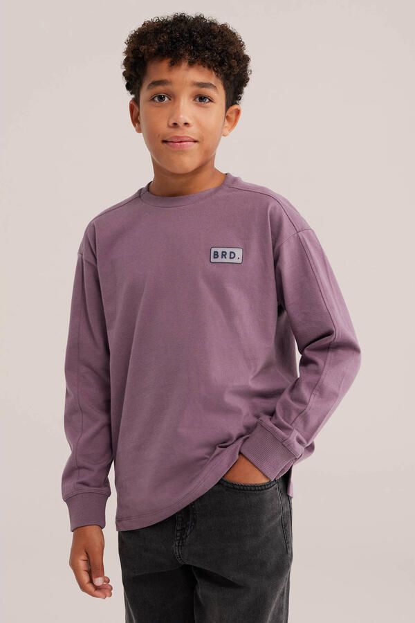 WE Fashion longsleeve paars