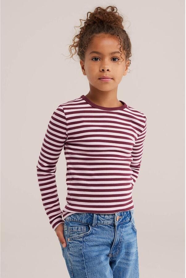 WE Fashion longsleeve roze