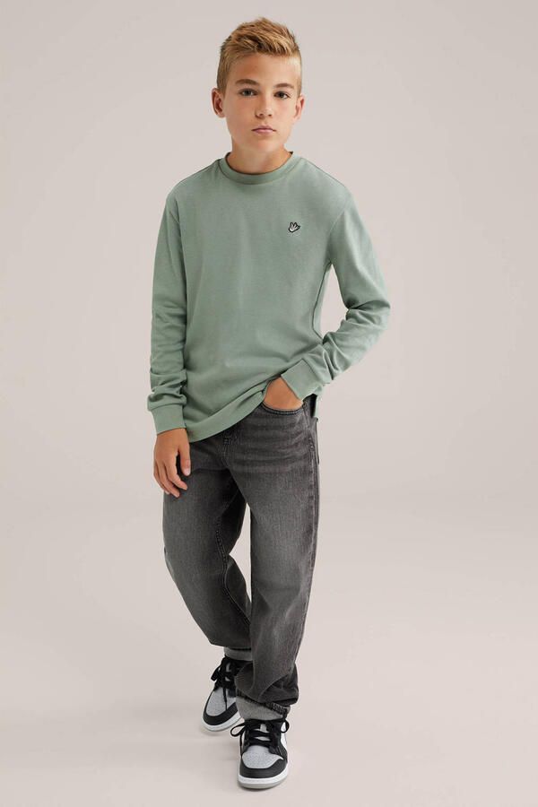 WE Fashion longsleeve saliegroen - Foto 3