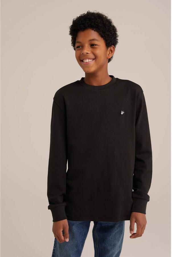 WE Fashion Longsleeve zwart