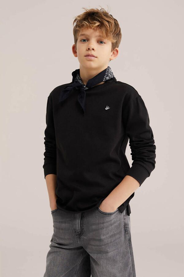 WE Fashion longsleeve zwart