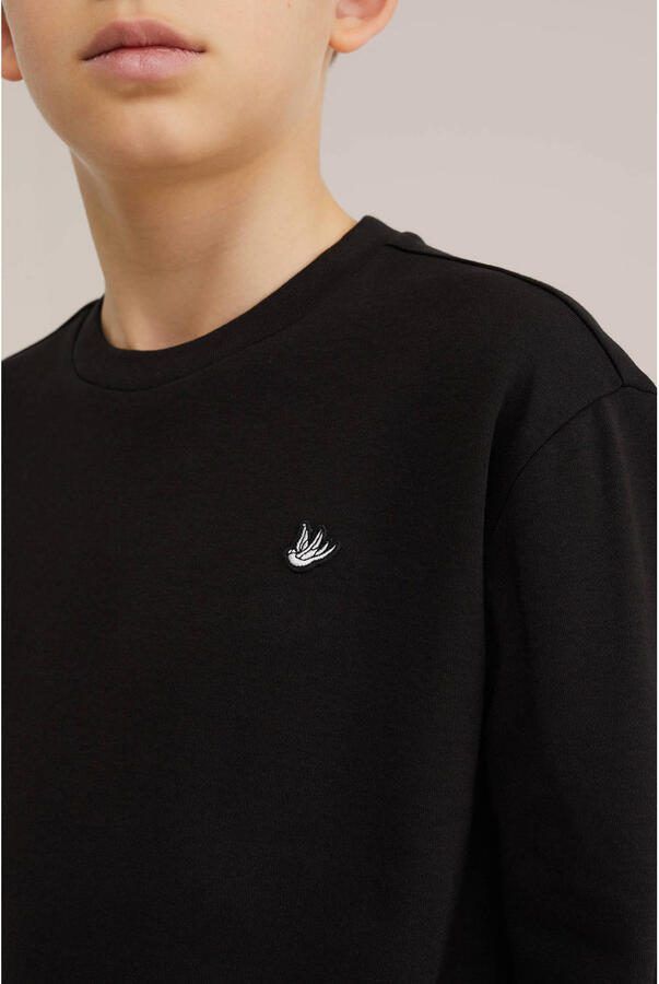 WE Fashion longsleeve zwart - Foto 2