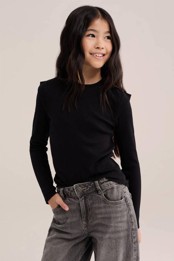 WE Fashion longsleeve zwart