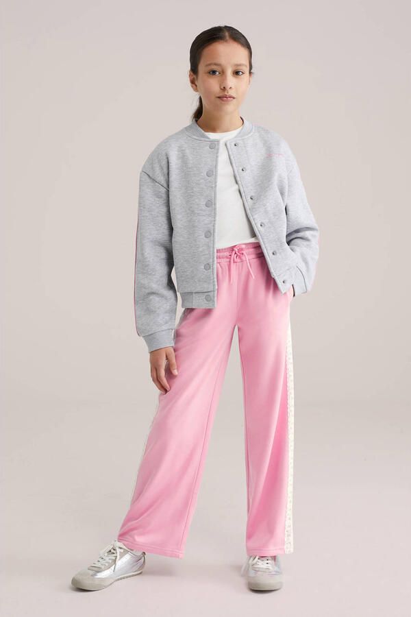 WE Fashion loose casual broek lichtroze - Foto 2