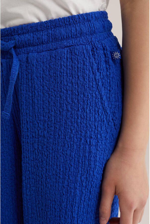 WE Fashion loose casual broek marineblauw - Foto 2