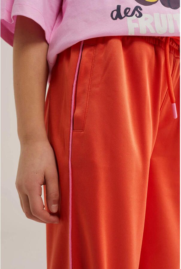 WE Fashion loose casual broek oranje - Foto 2