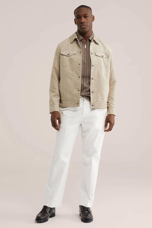 WE Fashion loose chino ecru - Foto 2