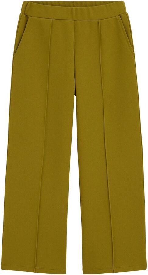 WE Fashion loose fit casual broek olijfgroen