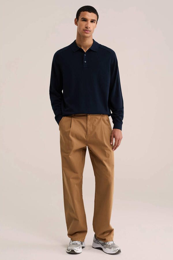 WE Fashion loose fit chino bruin - Foto 2
