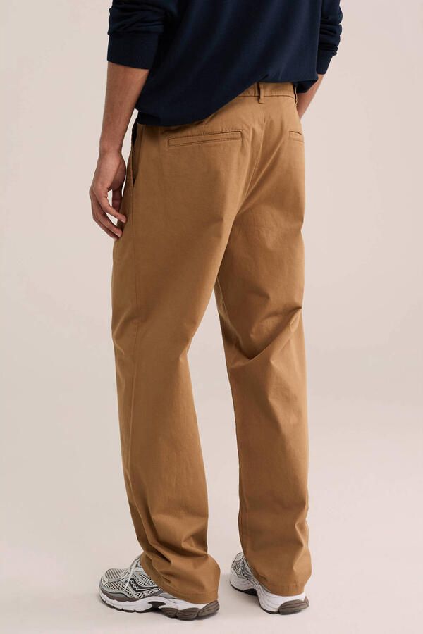WE Fashion loose fit chino bruin - Foto 3