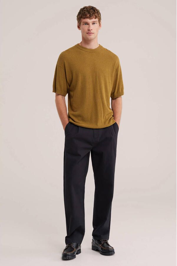 WE Fashion loose fit chino zwart - Foto 3