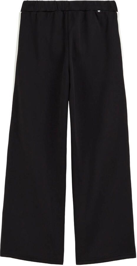 WE Fashion loose fit gestreepte joggingbroek zwart wit