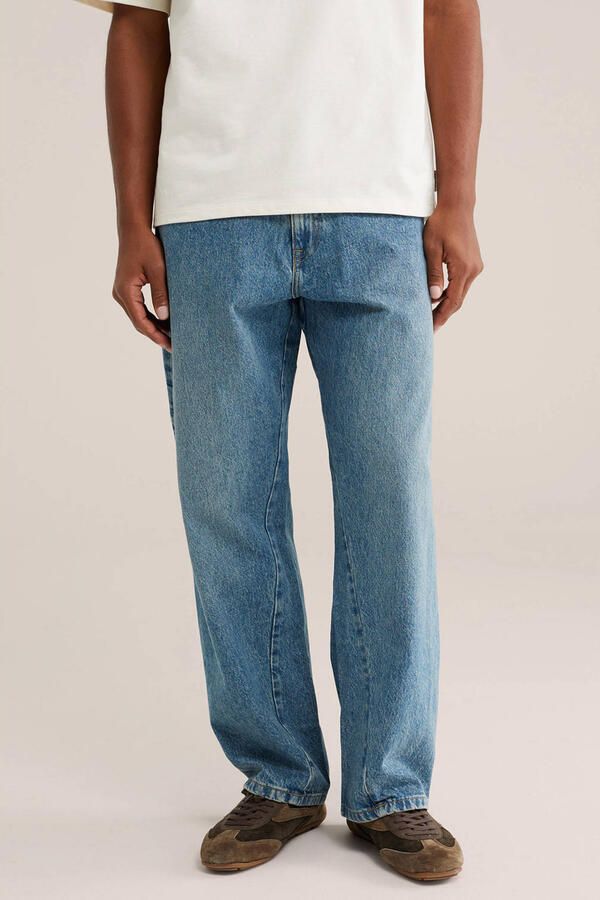 WE Fashion loose fit jeans blauw