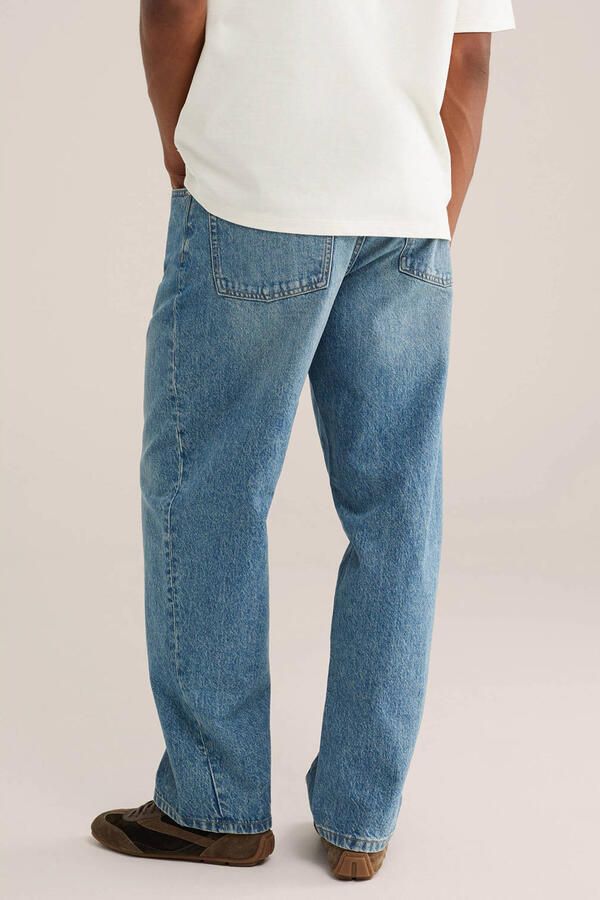 WE Fashion loose fit jeans blauw - Foto 3