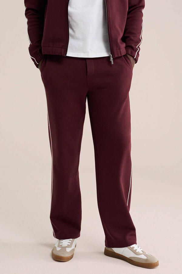 WE Fashion loose fit joggingbroek acorn