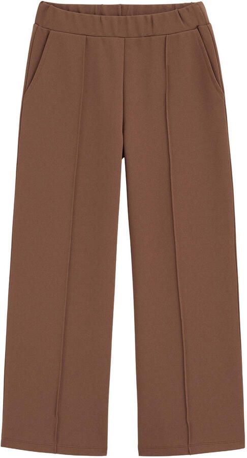 WE Fashion loose fit pantalon bruin