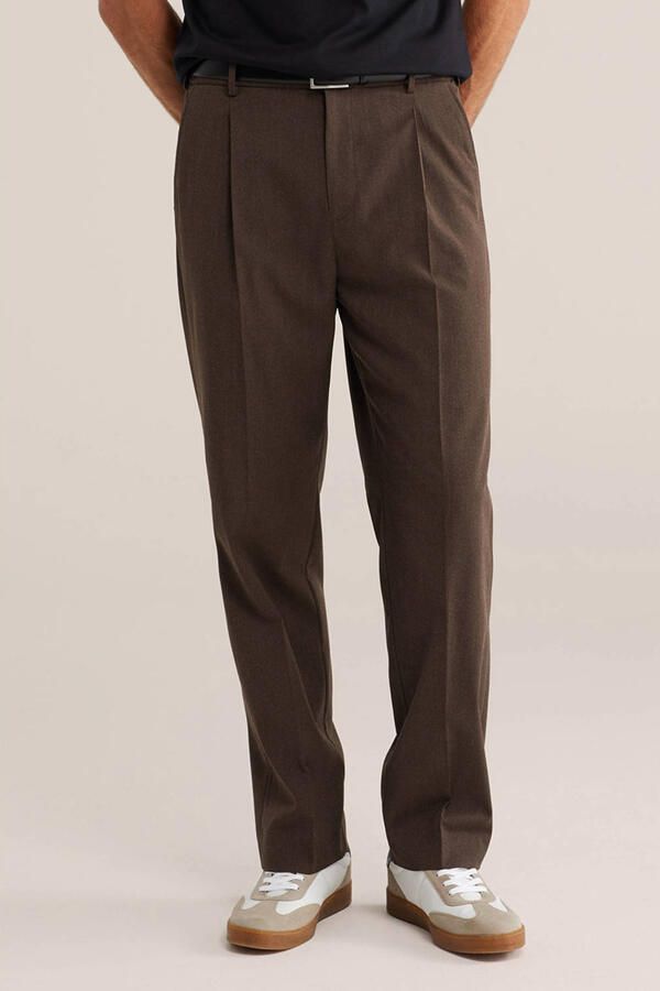 WE Fashion loose fit pantalon chocolate - Foto 2