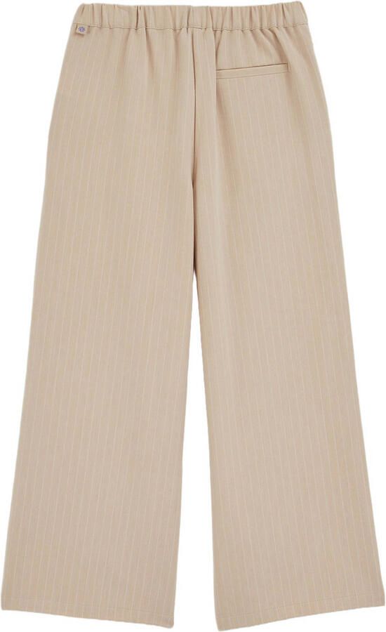WE Fashion loose gestreepte casual broek beige - Foto 3