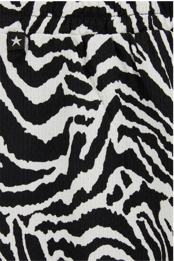 WE Fashion loose palazzo broek zwart wit - Foto 2