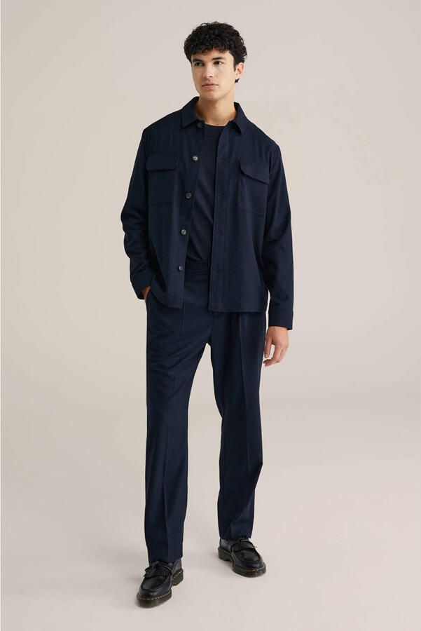 WE Fashion loose pantalon donkerblauw - Foto 2