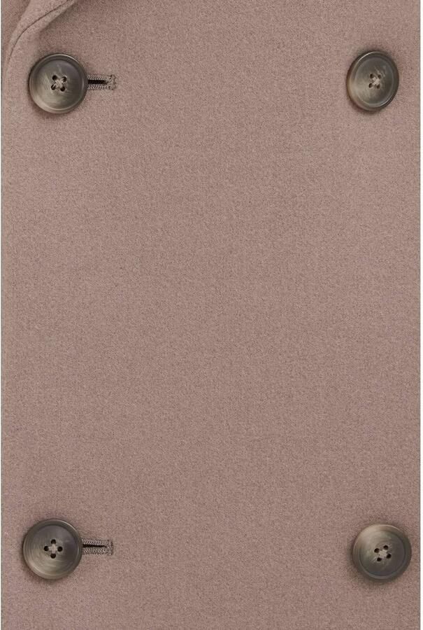 WE Fashion mantel met split beige