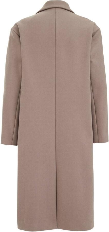 WE Fashion mantel met split beige - Foto 2