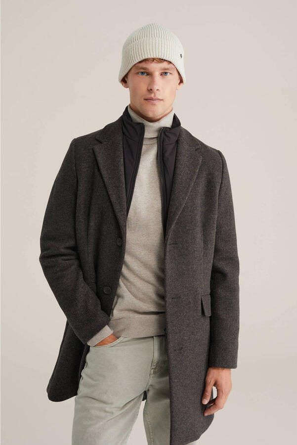 WE Fashion manteljas donkerbruin - Foto 3