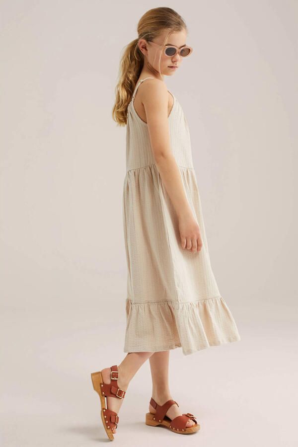 WE Fashion maxi jurk beige - Foto 2