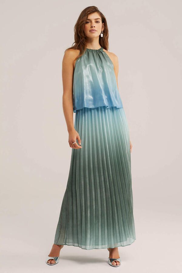 WE Fashion maxi jurk donkergroen - Foto 2