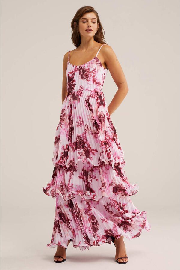 WE Fashion maxi jurk roze - Foto 2