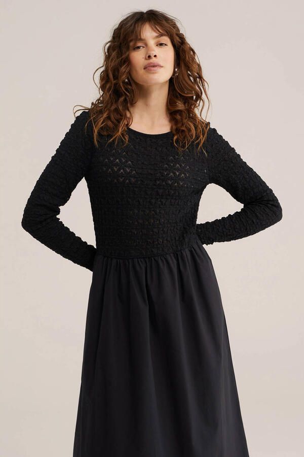 WE Fashion maxi jurk zwart