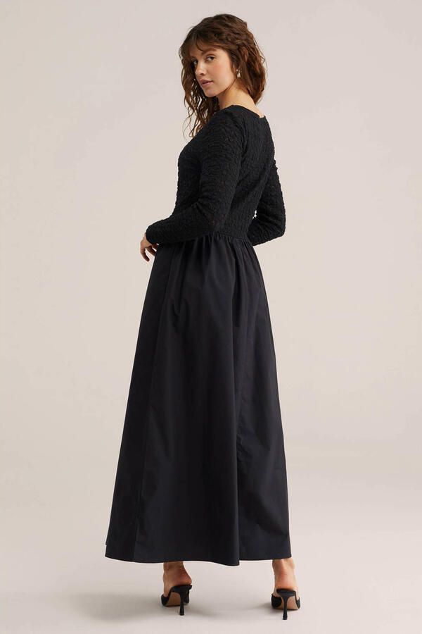 WE Fashion maxi jurk zwart - Foto 2