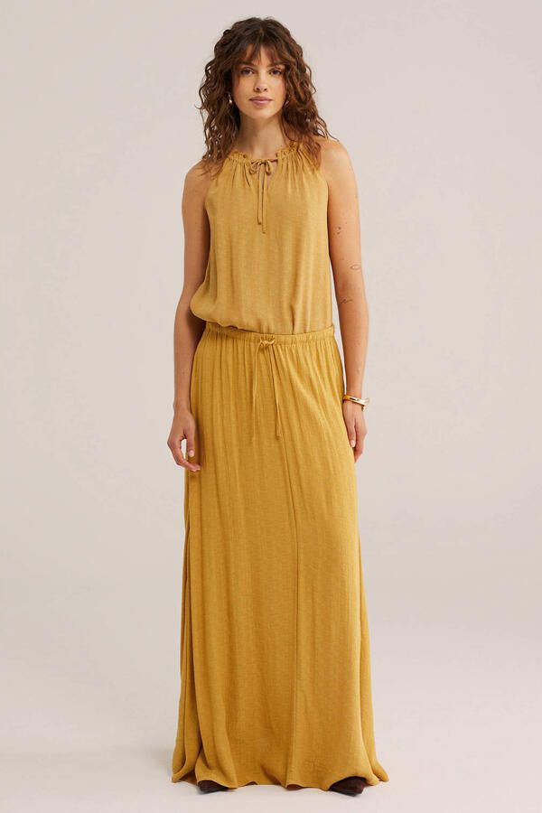 WE Fashion maxi rok geel - Foto 2