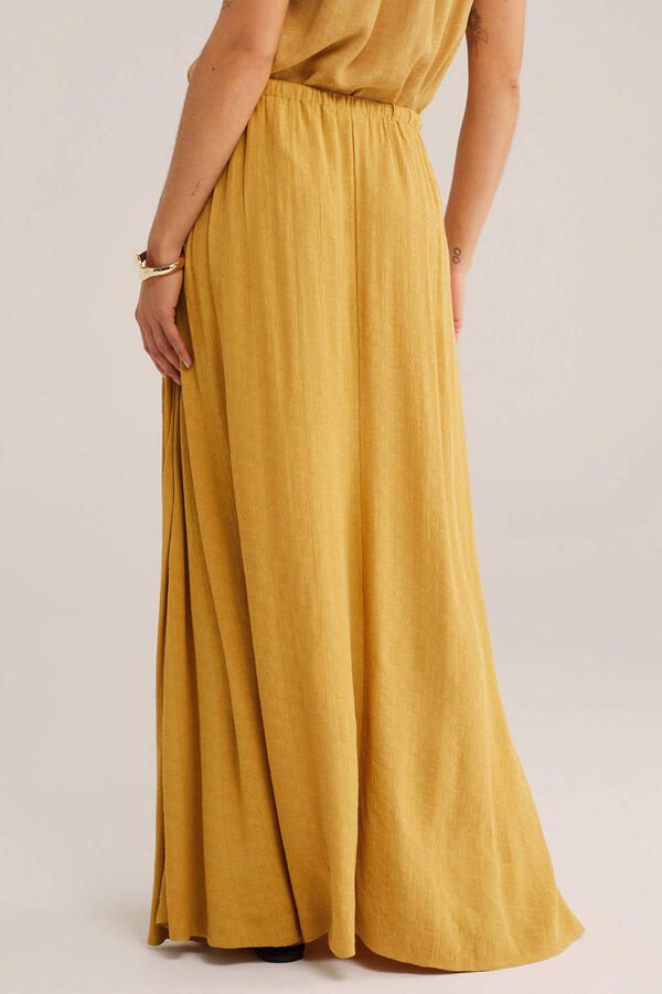 WE Fashion maxi rok geel - Foto 3