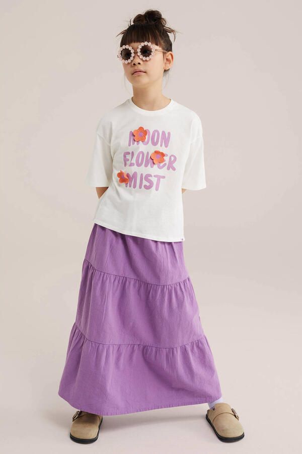 WE Fashion maxi rok paars - Foto 2