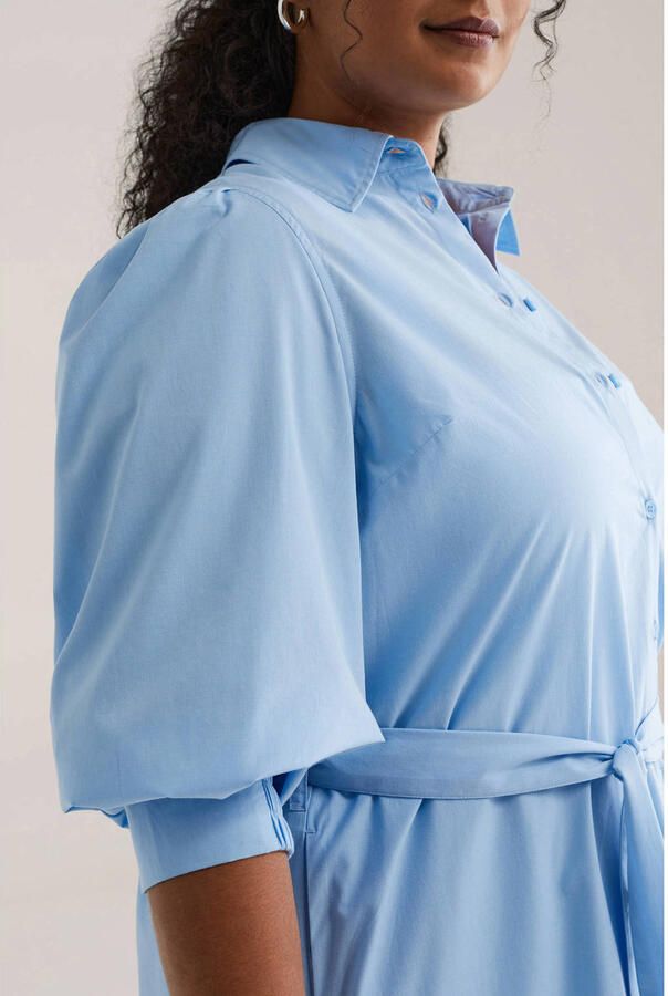 WE Fashion midi jurk lichtblauw - Foto 2