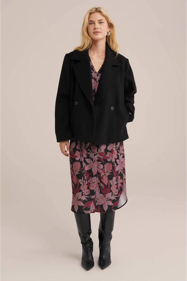 WE Fashion midi jurk zwart - Foto 2