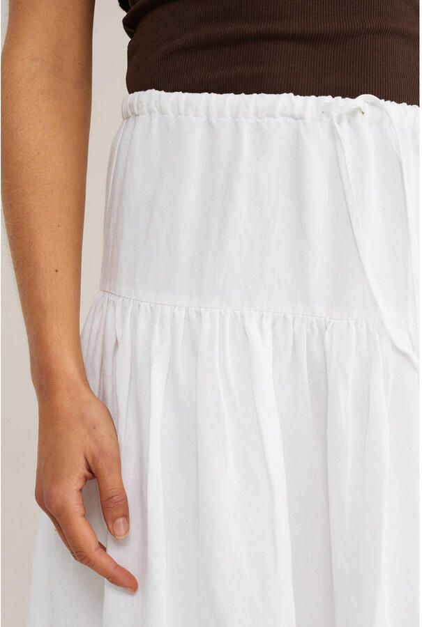WE Fashion midi rok wit - Foto 2