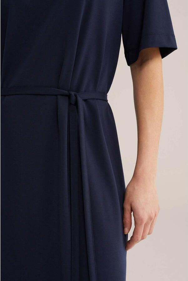 WE Fashion midi zomerjurk donkerblauw - Foto 2