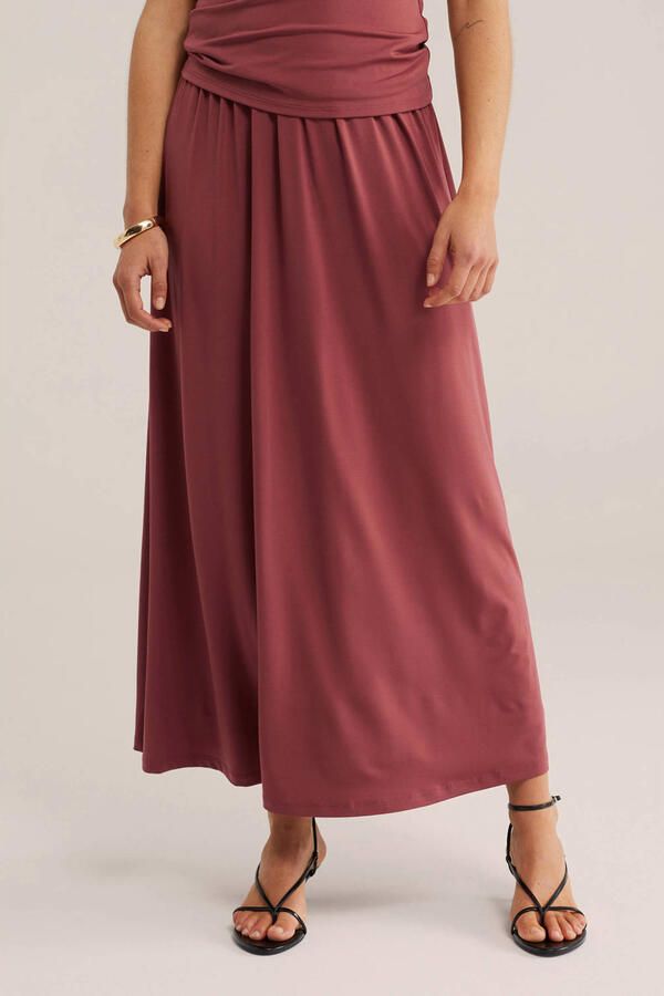 WE Fashion midirok oudroze