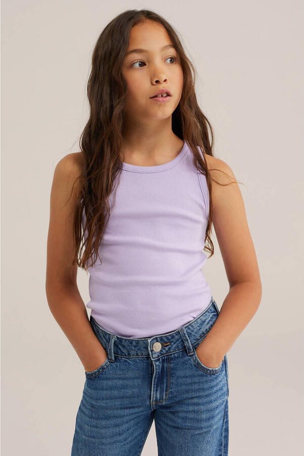 WE Fashion mouwloze top lila