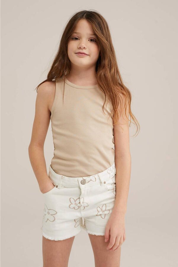 WE Fashion mouwloze top rib gebreid - Foto 2