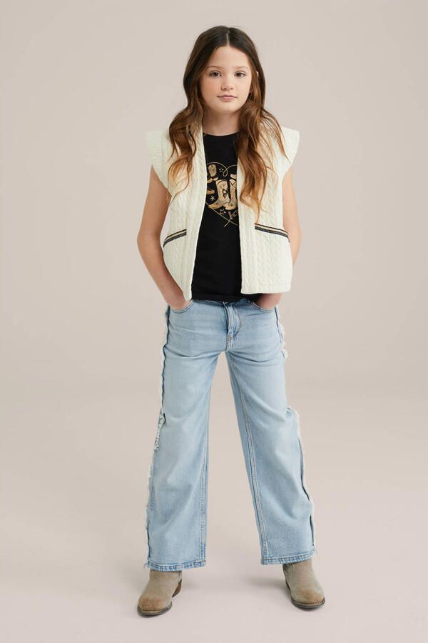 WE Fashion mouwloze top zwart - Foto 2