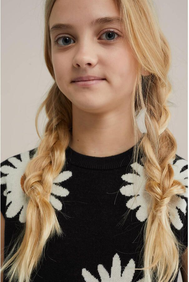 WE Fashion mouwloze top zwart - Foto 2