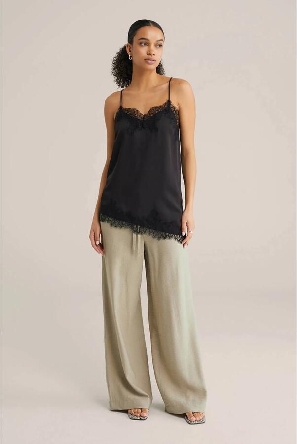 WE Fashion mouwloze top zwart - Foto 2