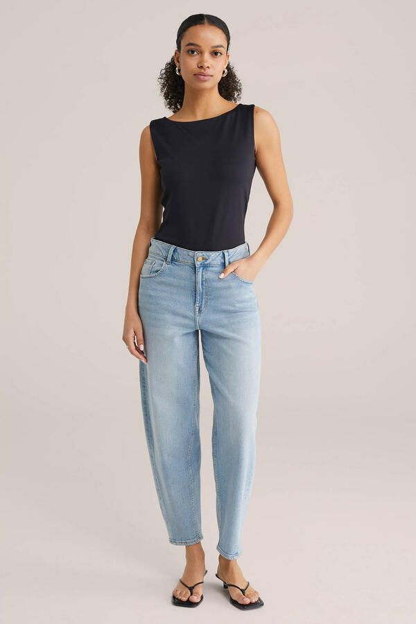 WE Fashion mouwloze top zwart - Foto 2