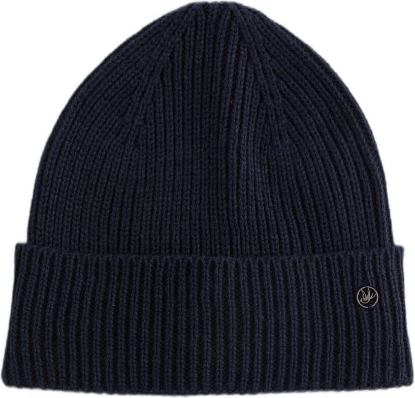 WE Fashion muts donkerblauw